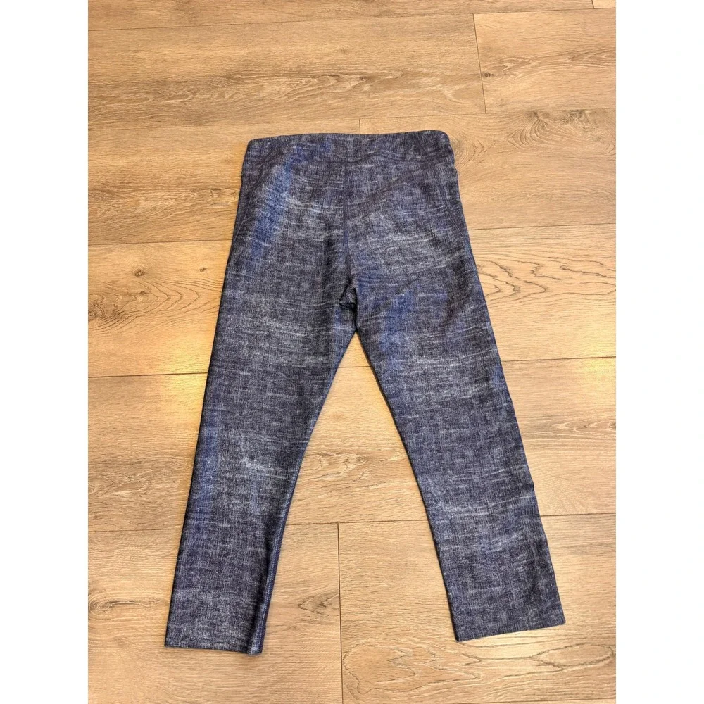 Under Armour Compression Leggings Capris Blue Workout Pants Womens‎ Medium M